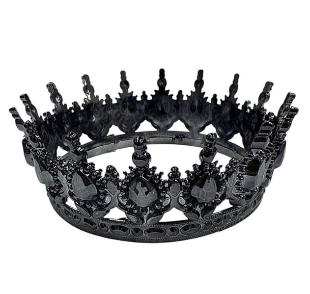 Siyah Mika Pasta Tacı